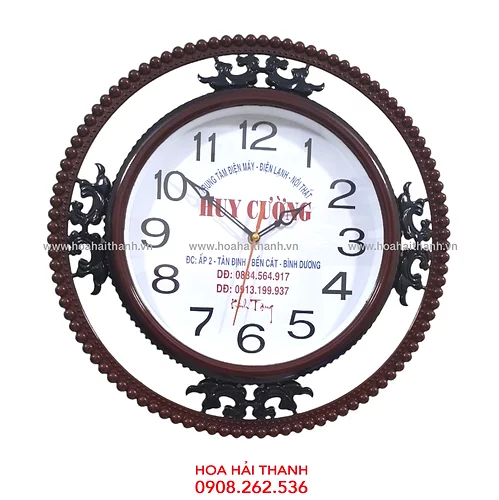 Đồng hồ treo tường quà tặng - Quà Tặng Hoa Hải Thanh - Công Ty TNHH Mũ Bảo Hiểm Hoa Hải Thanh